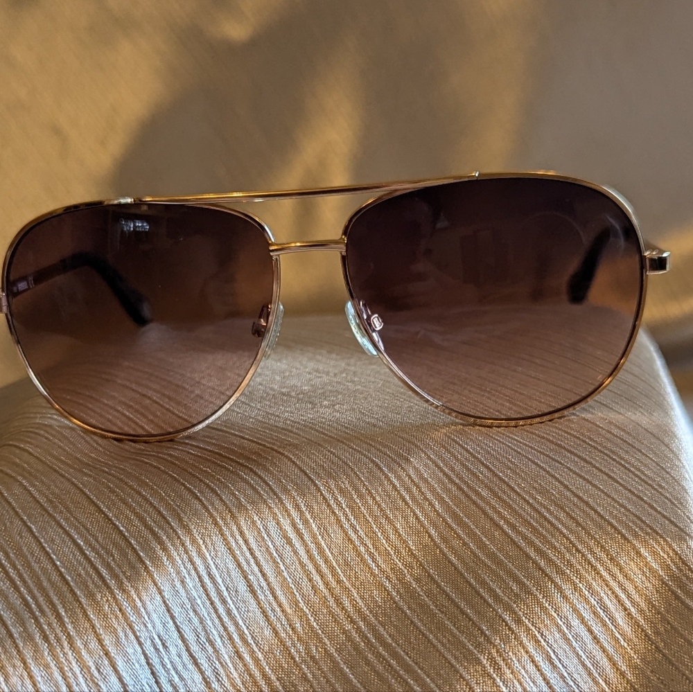 FOSSIL Full Rim Aviator Sunglasses - Picture 2 of 5